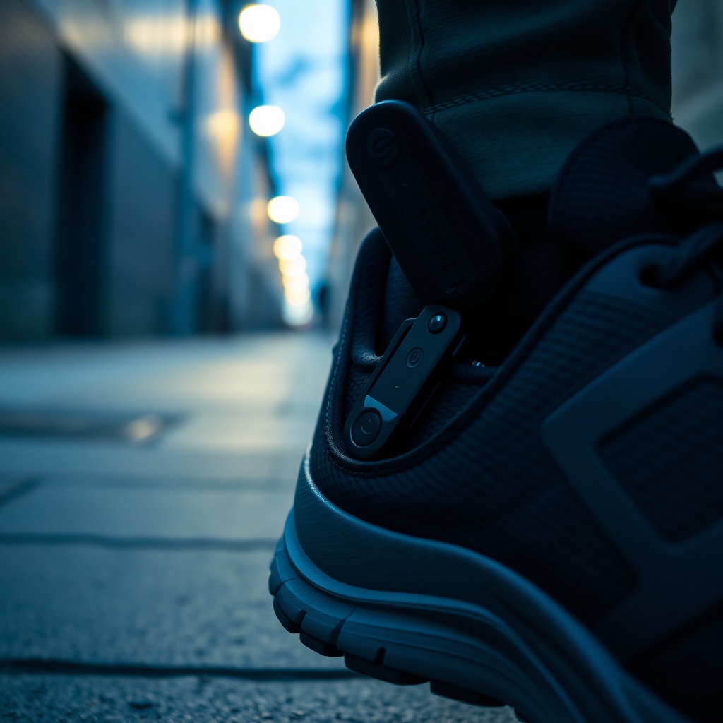 Low-profile discreet self defense weapons for runners can be stored in a shoe pocket for quick access on night runs