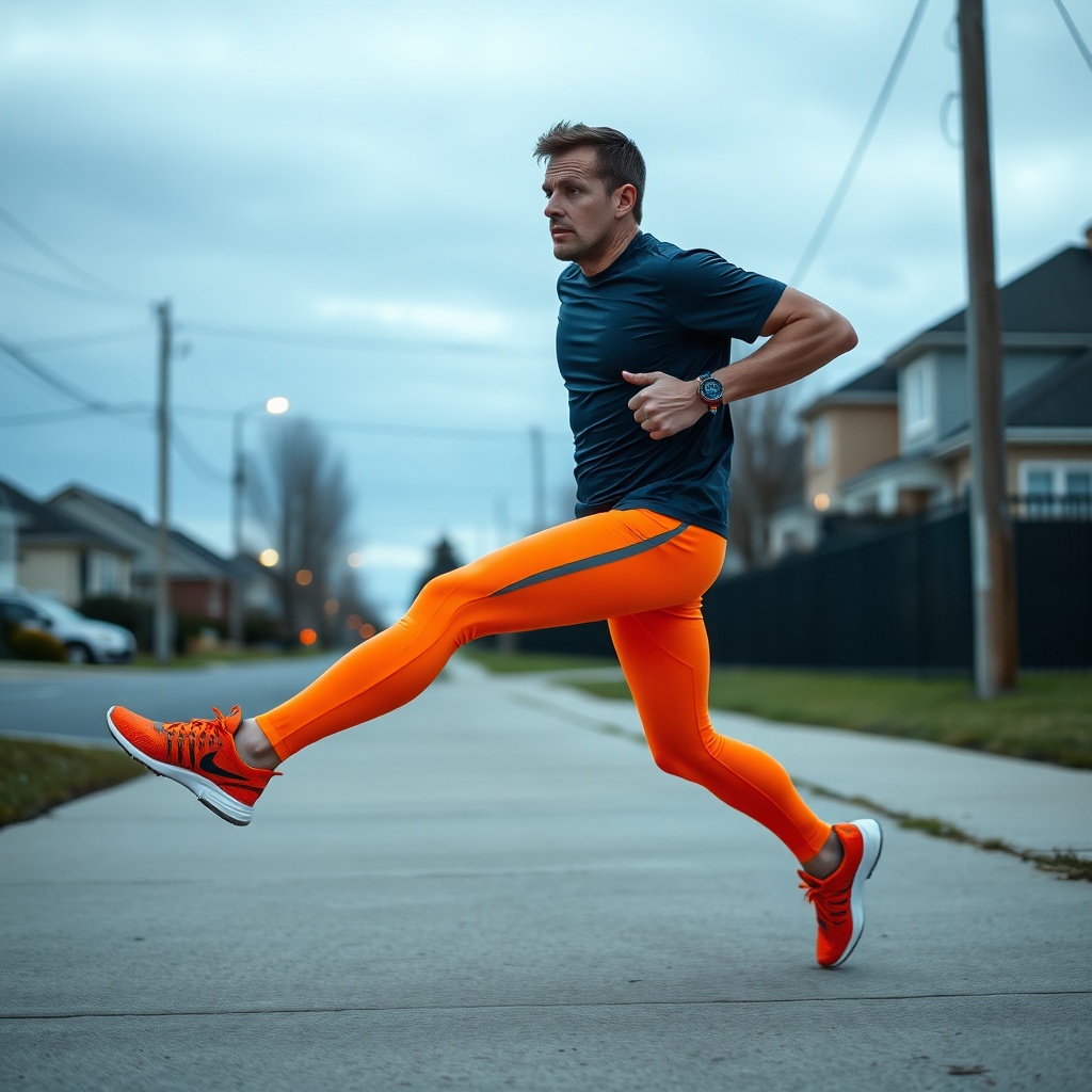 An athlete demonstrates essential escape tactics and defensive movement, highlighting how self defense for runners prioritizes rapid disengagement over prolonged combat.
